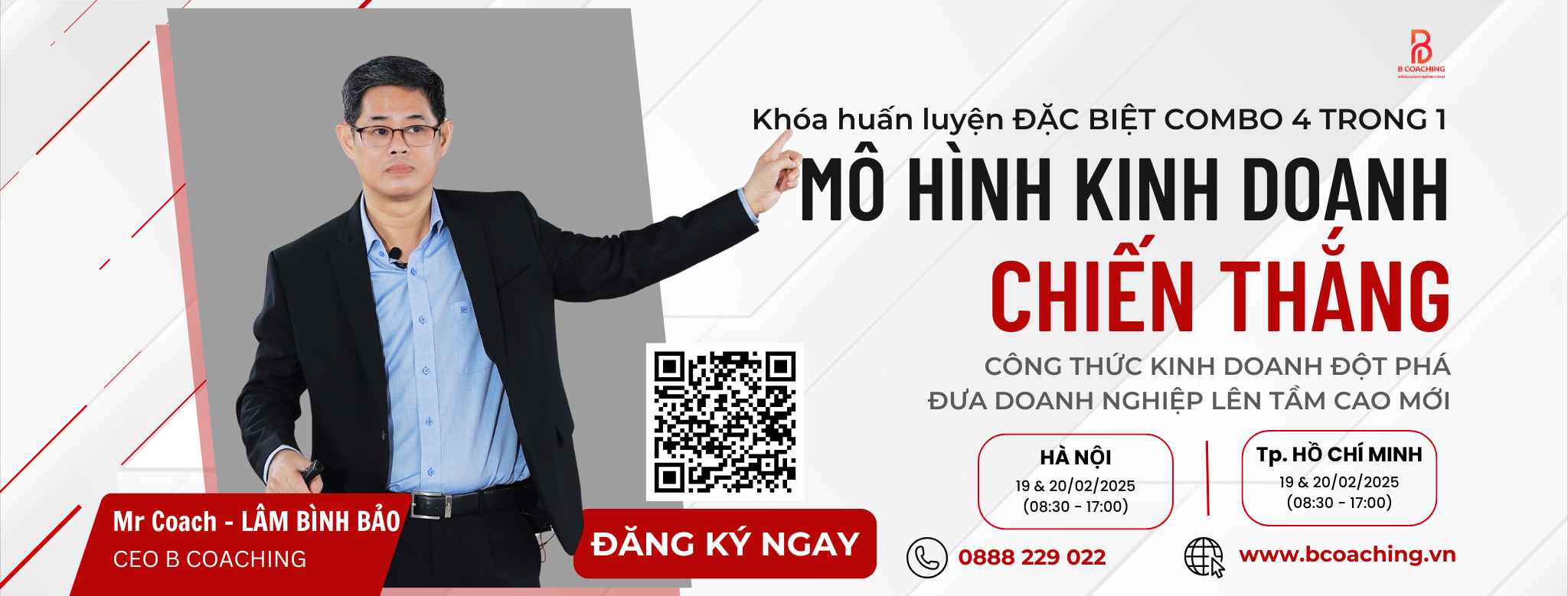 banner của khóa huấn luyện mô hình kinh doanh hướng dẫn bạn xây dựng được một mô hình kinh doanh chiến thắng