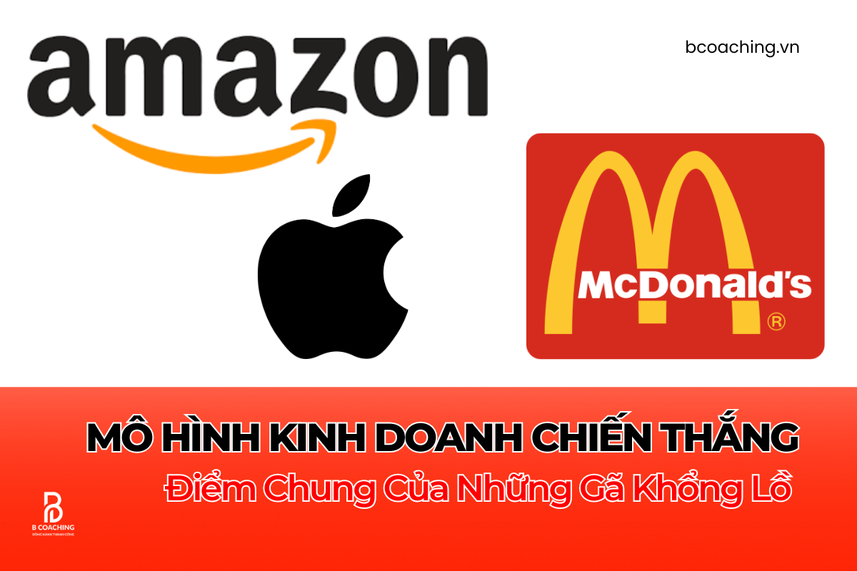 Mô Hình Kinh Doanh Chiến Thắng - là điểm chung của các doanh nghiệp như Amazon, Apple, McDonald's