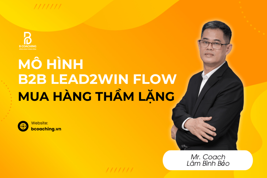 Mô hình B2B Lead2Win Flow giúp bạn nhìn rõ hành trình mua hàng thầm lặng của khách hàng B2B.